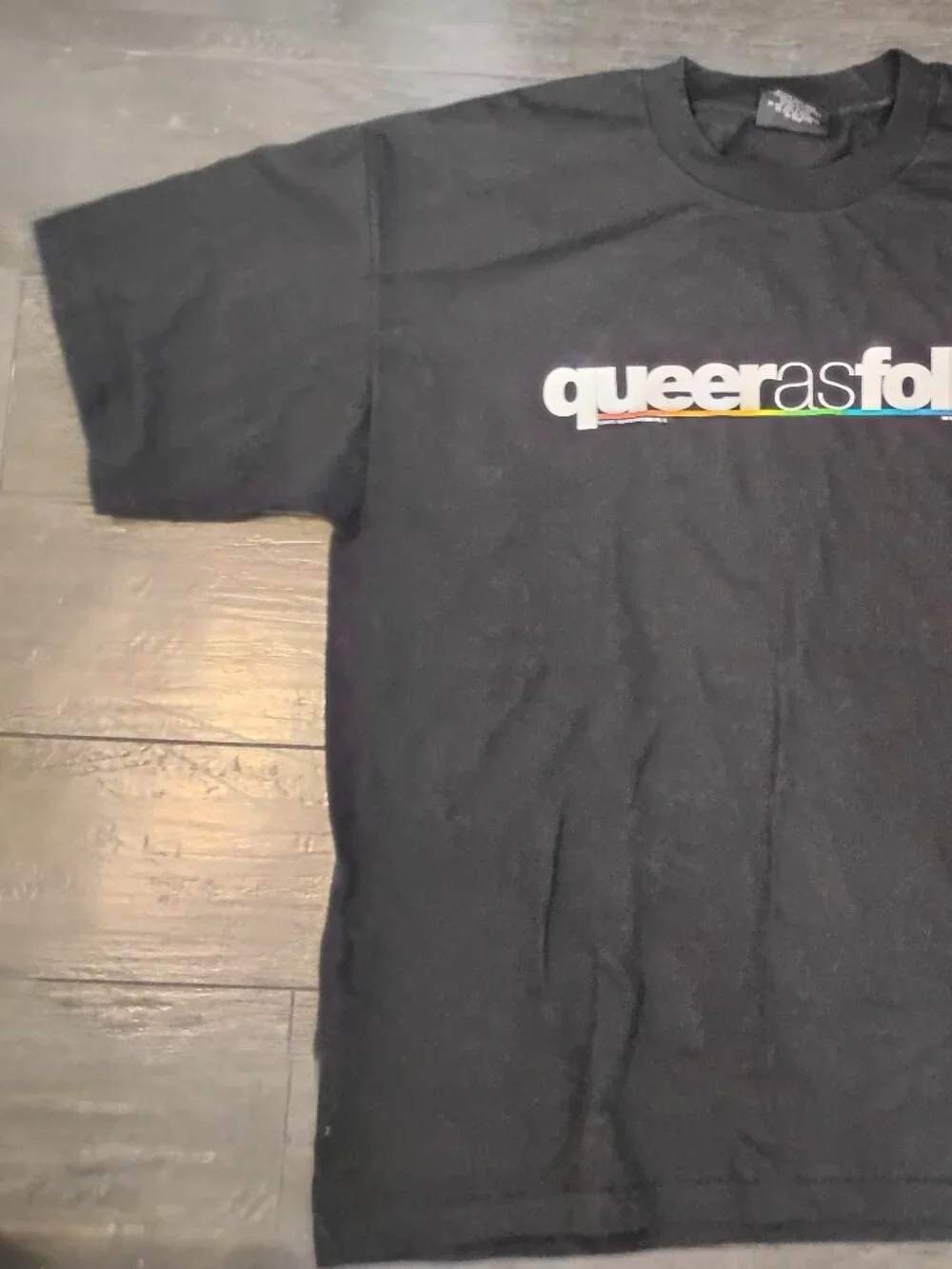 Vintage Queer As Folk St. Louis Pridefest Volunteer T-Shirt